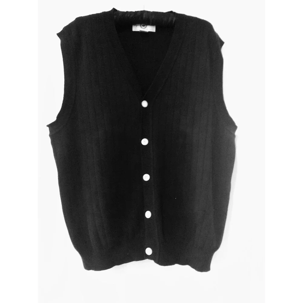 BAYRON NELSON Eleven Straight Men's Black Vest Size L ( 865)